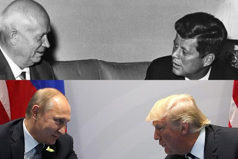 Lideres americanos e soviéticos/russos durante a guerra fria.